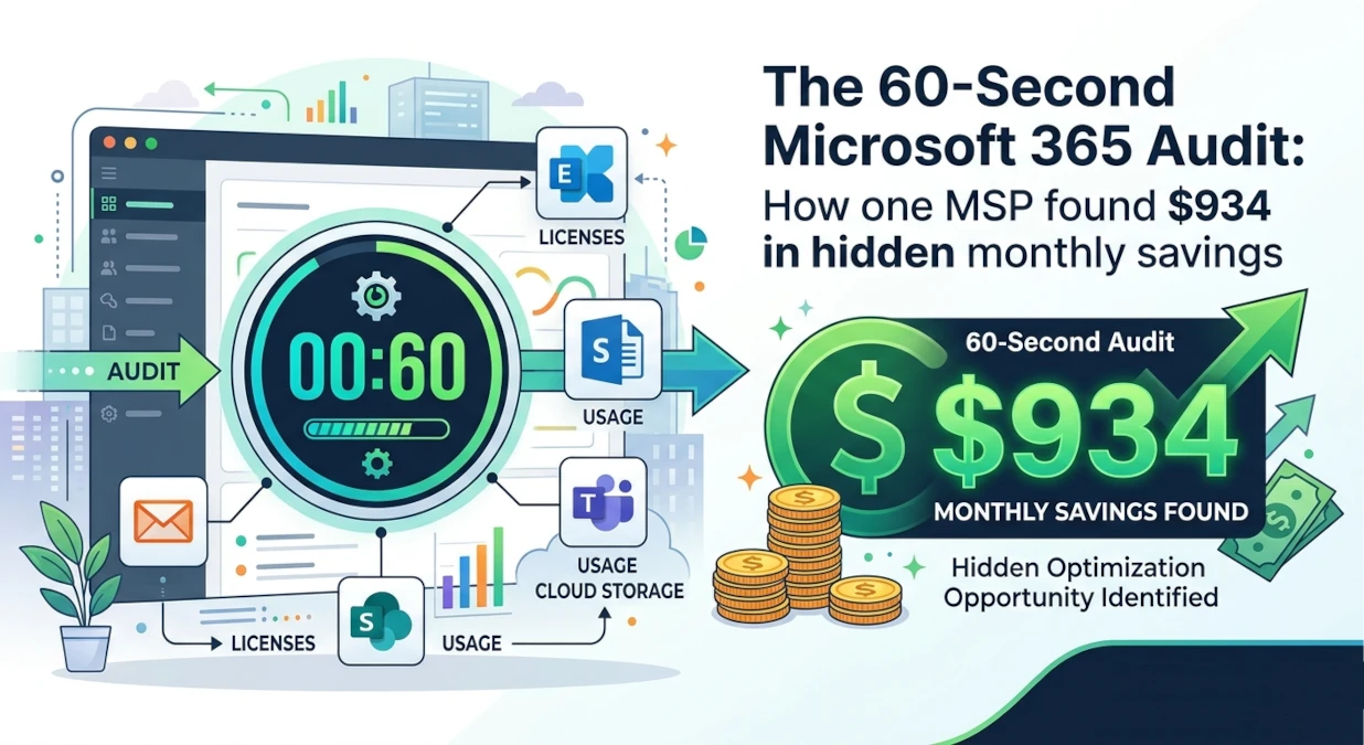 Image showing the 60-second audit that saves $934.