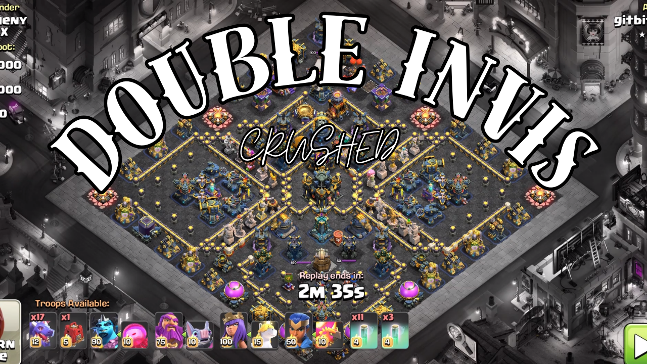 How I Crushed a Double Invisibility Trap Base in Clash of Clans (With RC Doing 21%!)