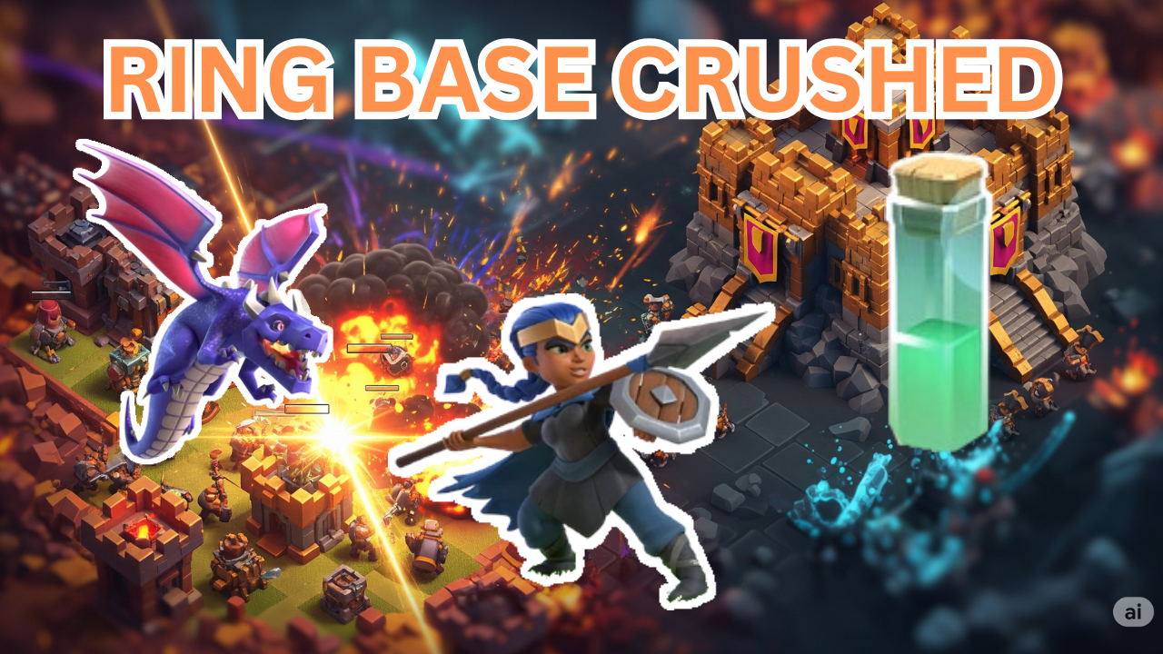 How I 3-Starred a Brutal Base with Dragons, RC, and Invisibility Spells