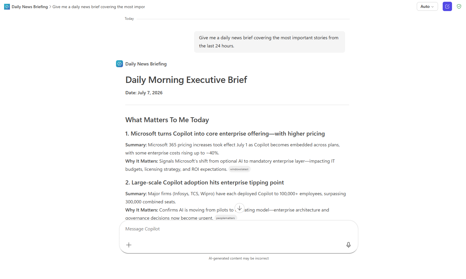 How I Use Microsoft Copilot To Curate The News