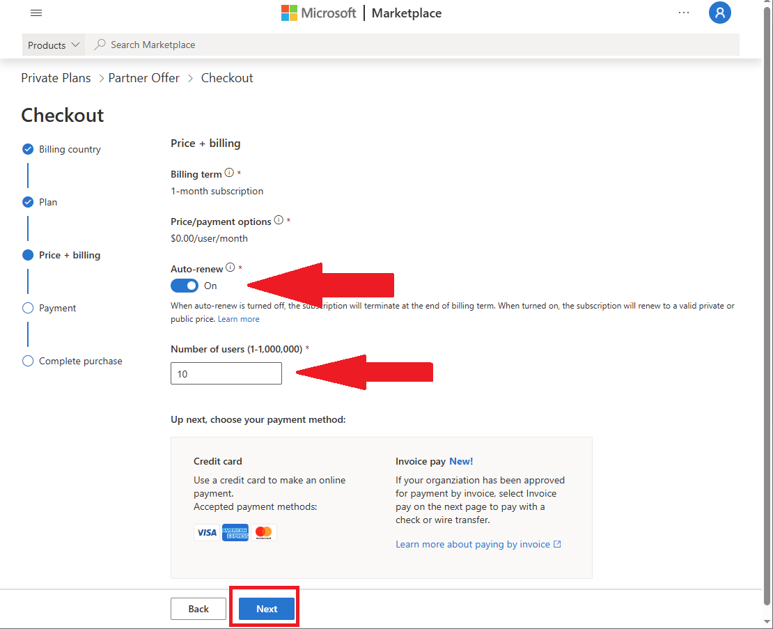screenshot showing how to enable auto-renew